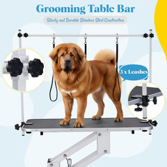 Garvee non-slip textured top provides secure grip during bathing and trimming.