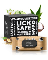 G.A.S Lick-Safe daily pet wipes pack of 100 for versatile daily cleaning.
