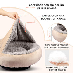 Gasur rose-swirl plush interior for a cuddly sleeping surface