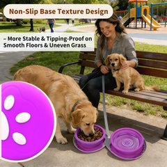 Gdsun textured non-slip base prevents spills on seats and ground.