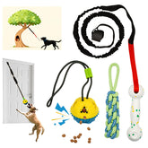 GDuolaPaws interactive tug toy rope assembly for indoor and outdoor self-play