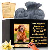 Geamuo guardian angel statue urn with lifelike details for pet memories