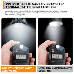 GeeKoit UVB Desert Light 5W β desert reptile focus and heat synergy.