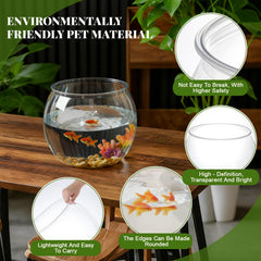 Geelin fish bowl centerpiece for elegant decorative display