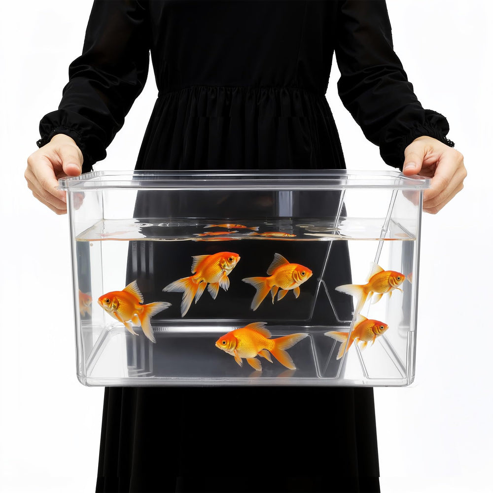 Geelin square fish tank panorama view for full-angle observation