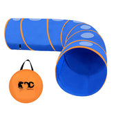 GeerDuo dog agility tunnel with ventilated mesh for breathable play sessions.