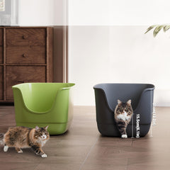 Gefryco Jumbo Cat Litter Box featuring one-piece construction with no gaps.