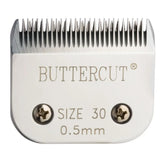 Geib Buttercut detachable blade close-up showing precision for smooth trimming