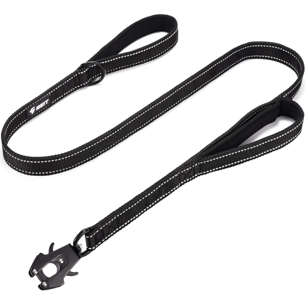 GEIT leash with automatic closing frog clip for secure quick-release control.