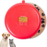 Gelbesty original pet heating pad ready for microwave activation, provides safe warmth for kittens and puppies.