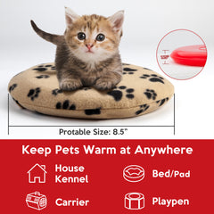 Gelbesty warming setup fits small pet beds for snug warmth.