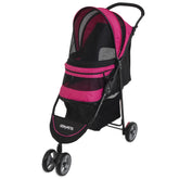 Gen7Pets Regal Plus dog stroller in raspberry sorbet for easy outings with your pet