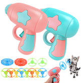 Generic bamboo dragonfly catapult launcher pink for night play and exercise.