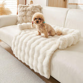 Generic Calming Dog Bed curved design for couch lounging and comfort