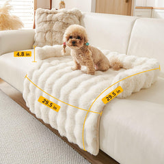 Generic Calming Dog Bed memory-foam-layer supports joints gently