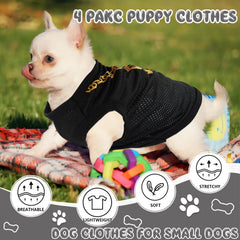 Generic Chihuahua pattern dog clothes for stylish outings.