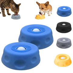 Generic dog lick bowl with rolling ball promotes slower feeding and engaging meals.