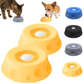Generic Dog Lick Bowl with rolling ball aids pacing meals for pets.