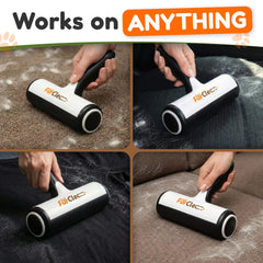 Generic FurClean roller with built-in compartment for easy disposal after use