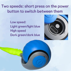 Generic interchangeable tail design in blue and orange for varied play stimuli.