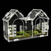 Generic Jumping Spider Enclosure front view with dual magnetic doors for easy access