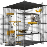 Generic Large Cat Cage front view showing ample space for multiple pets.