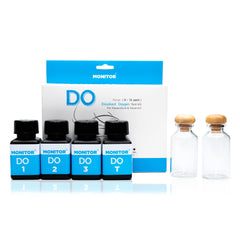 Generic Monitor DISSOLVED Oxygen Test Kit titration solution ready for measurement.