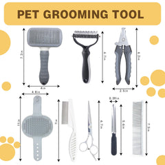Generic Pet Grooming Kit bathing brush for deep coat cleaning and massage.