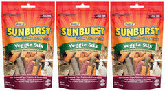 Generic Sunburst Veggie Stix display a crunchy texture ideal for small pet rewards and enrichment.
