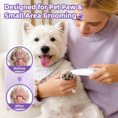 Generic ultra-quiet grooming kit reduces pet stress during home sessions