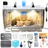Geniprem Puppy Incubator interior with heating and fan for stable warmth