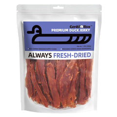 GenkiBox premium duck breast jerky bulk pack in resealable bag for easy rewards