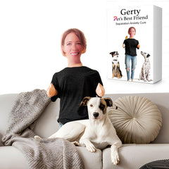 Gerty inflates three chambers for customizable comfort in dogs and cats.