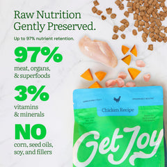 Get Joy food pours over bowl, enhancing flavor and texture during meals.