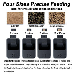 GEZIEKID four bin feeding system for different pellet sizes