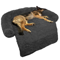 GGIB calming dog bed with curve design offering head and neck support