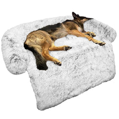 GGIB Calming Dog Bed with curved design provides cozy lounging and support.