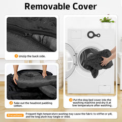GGIB bed features non-slip bottom to stay in place on floors