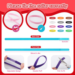 GGSTDDUP adjustable dog collars 7-13 inch for a comfortable, secure fit