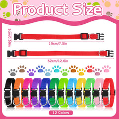 GGSTDDUP adjustable puppy collar closeup shows easy quick release design.