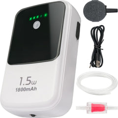 Ghosthorn silent dual-aerator in action for quiet aquarium aeration.