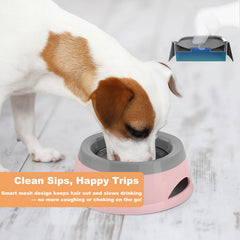 GIYOXIMA floating disk system keeps drinking slow and clean on walks and in vehicles.