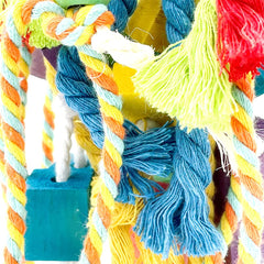 GILYGI parrot toy features stainless steel buckles for safety