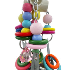 GILYGI vibrant colors wooden rings for visual stimulation