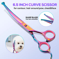 Gimars 4CR grooming comb included for detangling and finishing touches