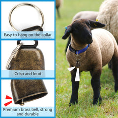 GINDOOR durable nylon goat collar designed for long-lasting use in all weather.