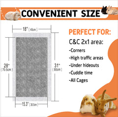 GINIDEAR 18x31 pads cut-to-fit CC cages for flexible setup