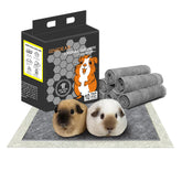 GINIDEAR charcoal odor control liner for guinea pig enclosure, keeping the space fresher.