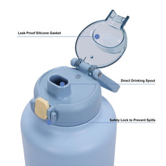 GiNT safety lock prevents accidental openings during outdoor use.