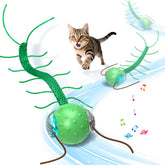 Giociv centipede-motion cat toy with chirping and lights for engaging play